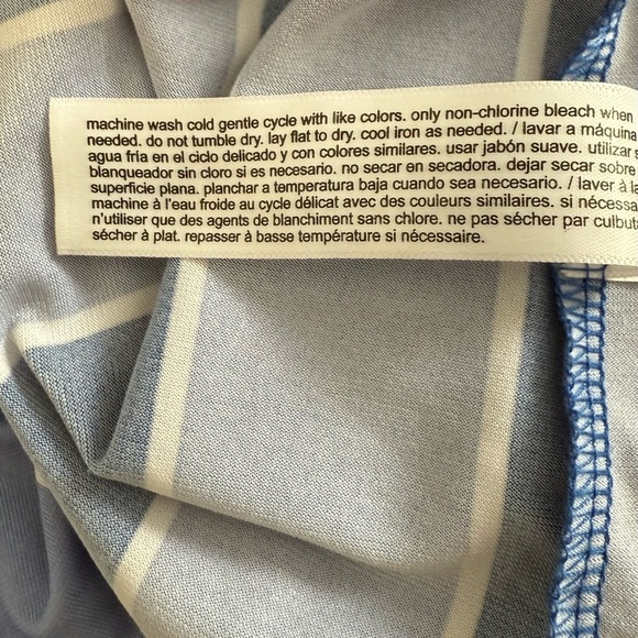 Eloquii Blue Faux Wrap Tie Front Maxi Dress - Picture 13 of 15